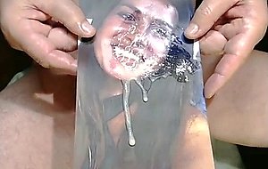 Face fucked and covered with cum  