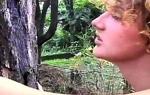 Oral sex with a tranny outdoors