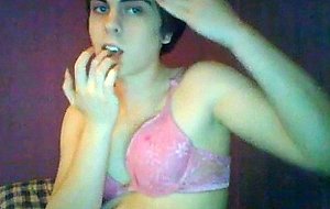 Tgirl playing on cam
