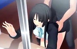 Hentai hentai schoolgirl filling cunt with intense cock