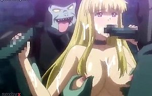 Sizzling anime girl gets beaver drilled