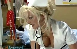 Naughty nurse handjob