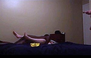 Sexy wife threesome with hubby and black friend