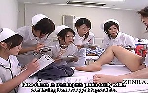 Subtitled cfnm japanese medical anal prostate massage