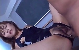 Yume asian teen enjoys fondling and getting pussy tease
