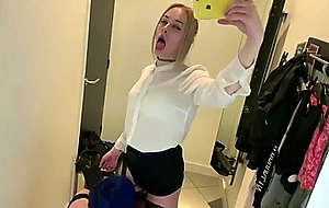 Sucked off a translady in a dressing room