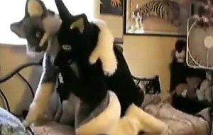 Fur suit fuck yiffed by the egyptian god  