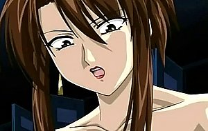 Hentai sex slave gets honey nipples teased in close-up