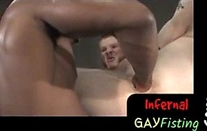 Black maledom sucking cock and fisting   