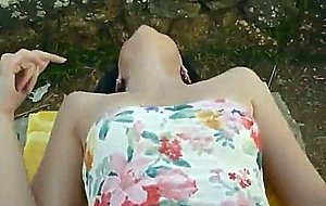 Amateur fucking in the street and swallowing cum