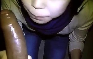 Exotic asian girl blows dick and gives up the ass
