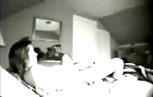 Hot woman caught masturbating on bed