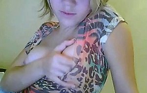 Webcam amateur blonde  1  