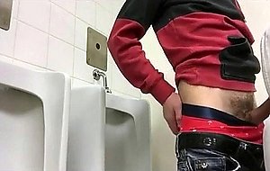 Suck rim and fuck in public bathroom