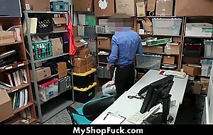 Best friends caught shoplifting fuck for freedom  