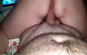 Amature wife rides cock reverse cowgirl pov