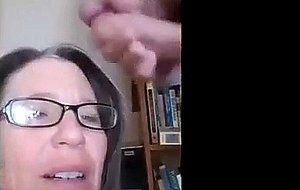 Fucking my nerdy wife anal ending with a facial