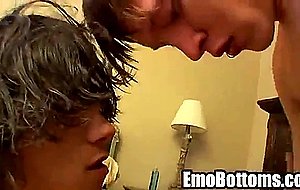 Horny emo twink getting his tight asshole fucked