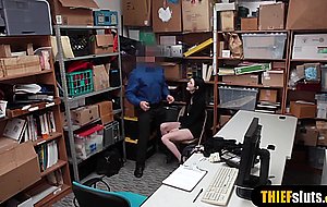 Pale skinned teen criminal punish fucked by a perv cop