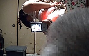 Cd of nightwear was tied and showed masturbation