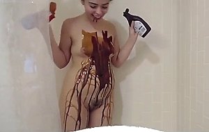 Chocolate shower!!!  