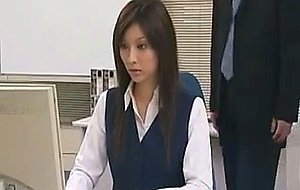 Jap Office Lady Get Cum On Face