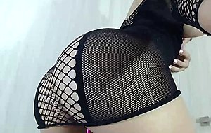 Thickness doll in net dress