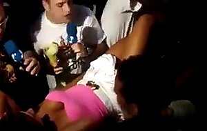 Teens tits come out mexican nightclub  