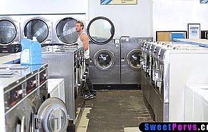 Epic titted latina teen fucks in laundry in front of BFFs