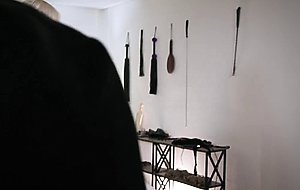 BDSM Femdom Spanking Action with leather and whips