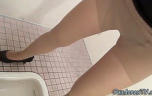Fetish asian urinates in public  