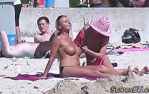 Voyeur naked beach lesbian  
