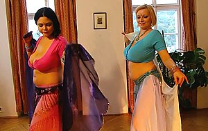 Sophie mei and shione cooper belly dancing