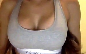 cute latina showing her tight pussy on webcam live