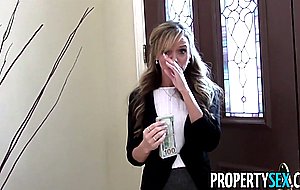 Propertysex sweet petite realtor fucks pervert pretending to buy house