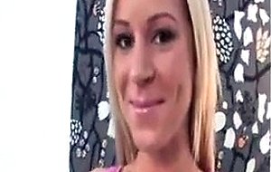 Blonde with beautifull tits gets pounded