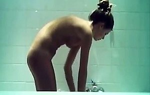 Hidden cam gorgeous teen in the shower