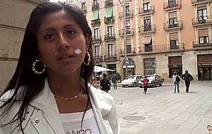 Spanish slut soraya picked up on the street and fucked