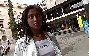 Spanish slut soraya picked up on the street and fucked