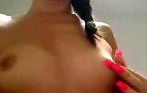 European cam whore showing her small tits by xxxpo