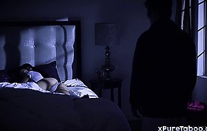 Man suffering from insomnia fucks his hot dauther