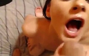 Babe Getting Pussy and Anal Fucked before Swallowing HD