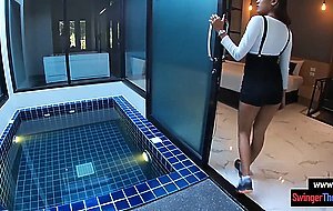 Amateur Thai teen with an amazing ass fucked in a jacuzzi