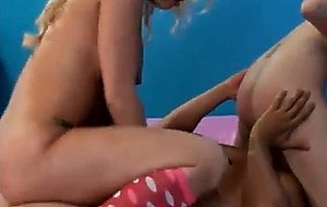 Two Hot Babes Share One Cock  HD