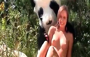 What a big cock you have panda can i put it in my mouth