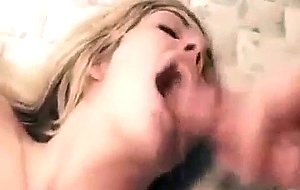 Blonde hot teen rimmed before she gets ass fucked