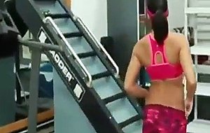 Therealworkout busty asian gym babe tight pussy fucked