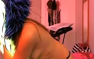 Girl stripping in her room live