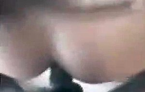 Video of an amateur girl who got her ass jizzed