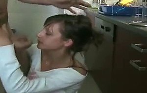 Video of a chick who got loads of cum on ...